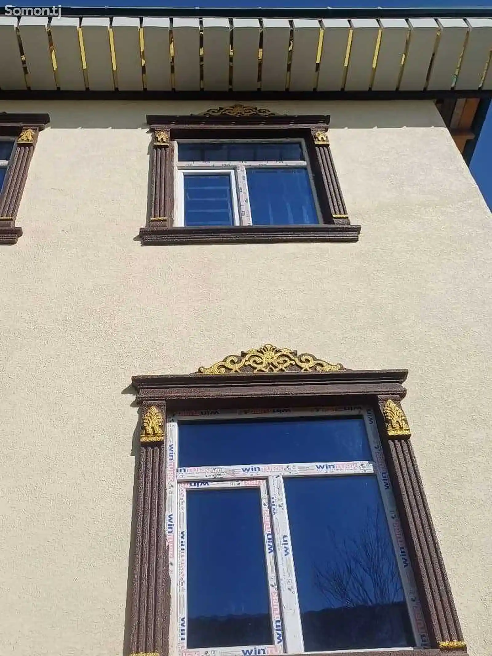 Фасадный декор из пенопласта для окна и двери на заказ-2