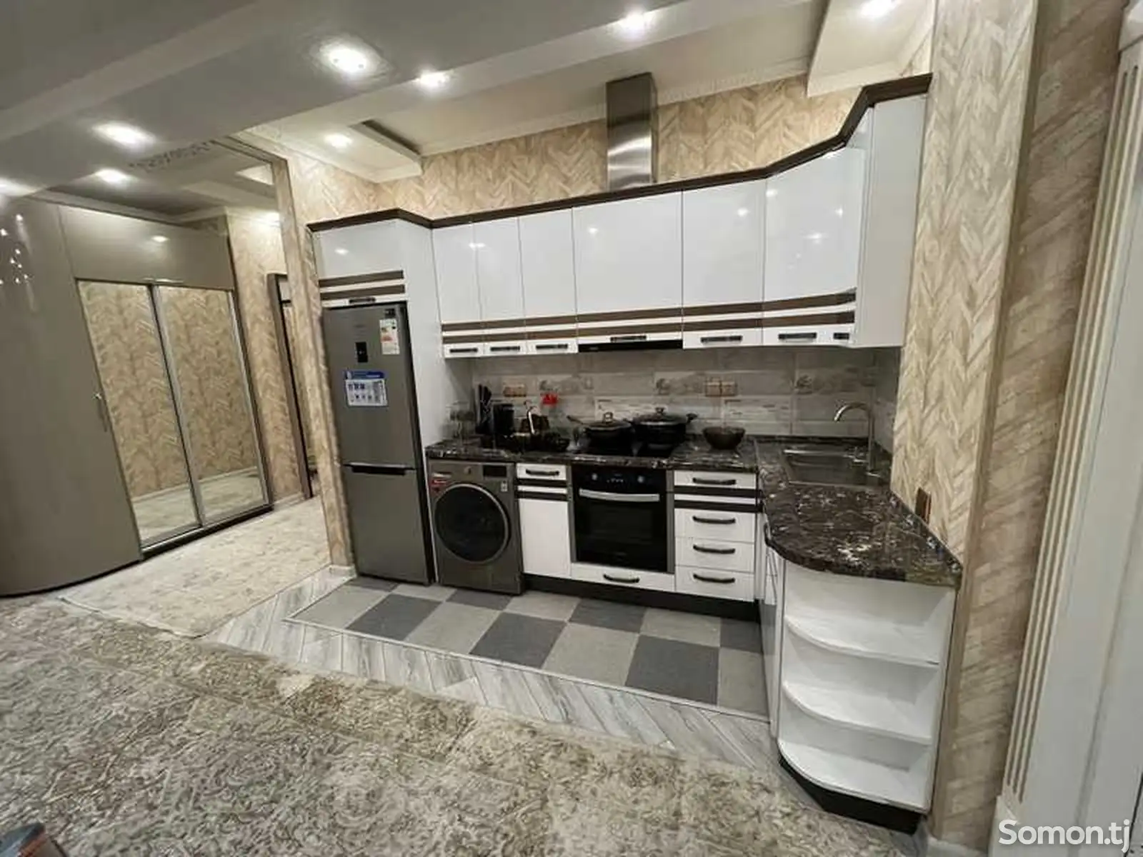 2-комн. квартира, 1 этаж, 80м², И.Сомони-1