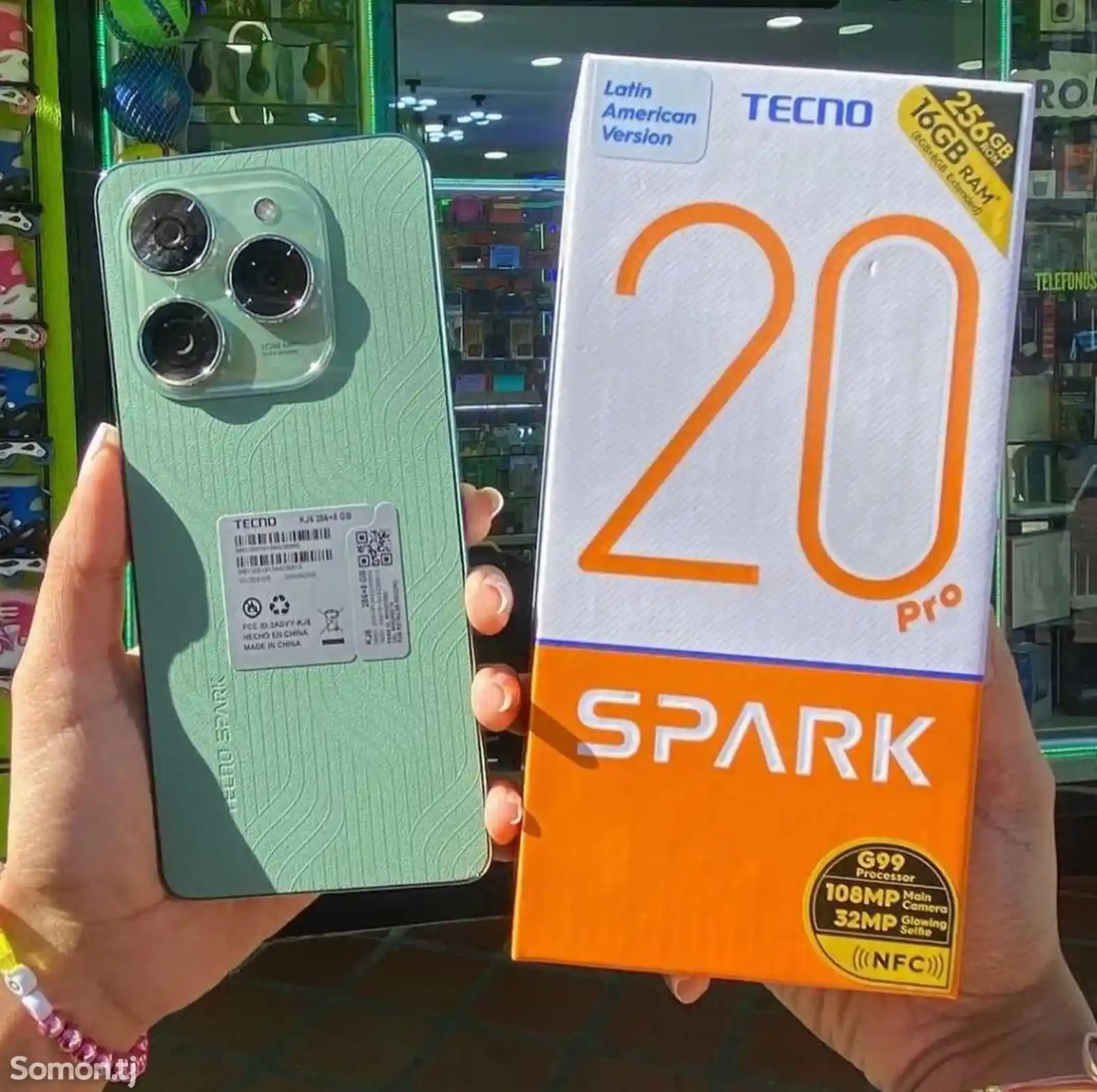Tecno Spark 20Pro 8+8/256Gb Green-3
