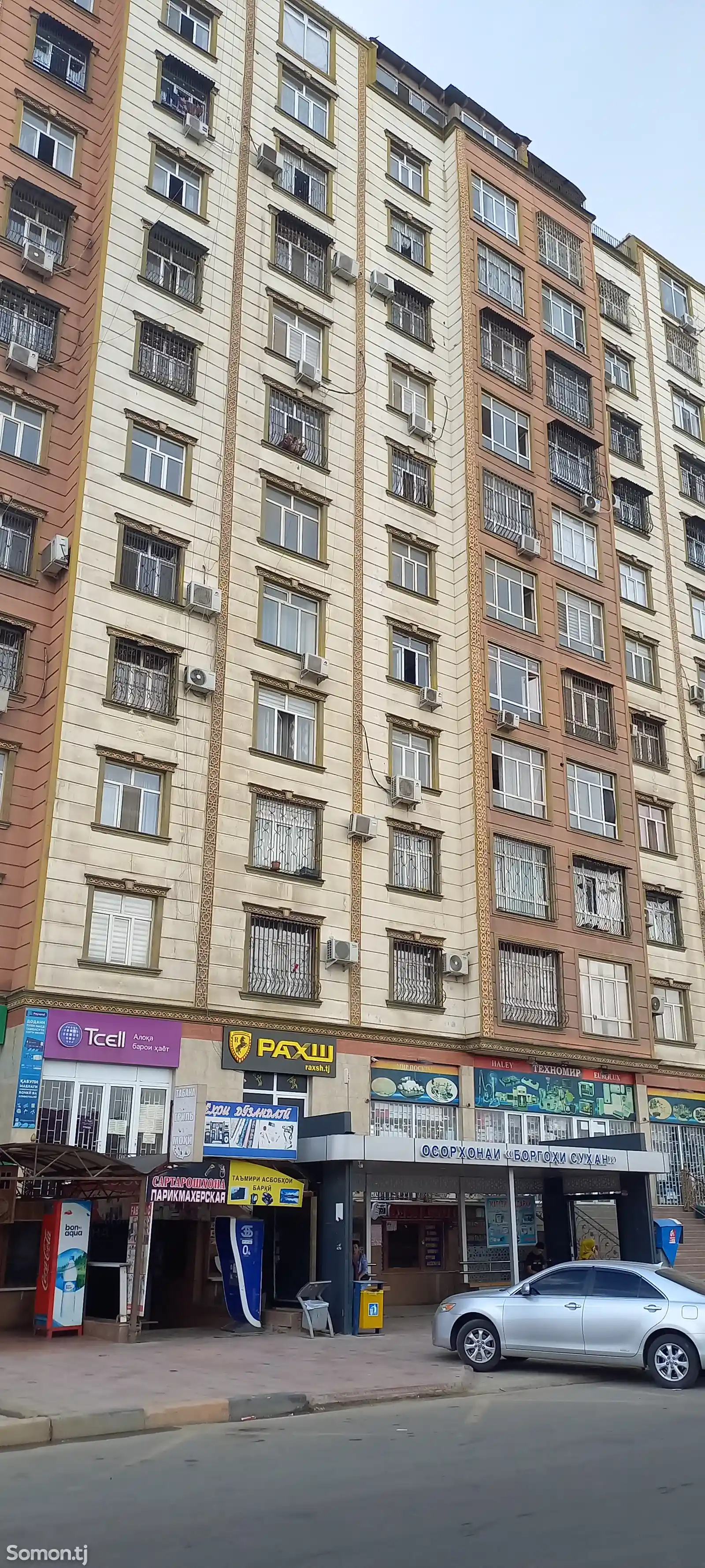 3-комн. квартира, 6 этаж, 84 м², Нохияи Сино-3