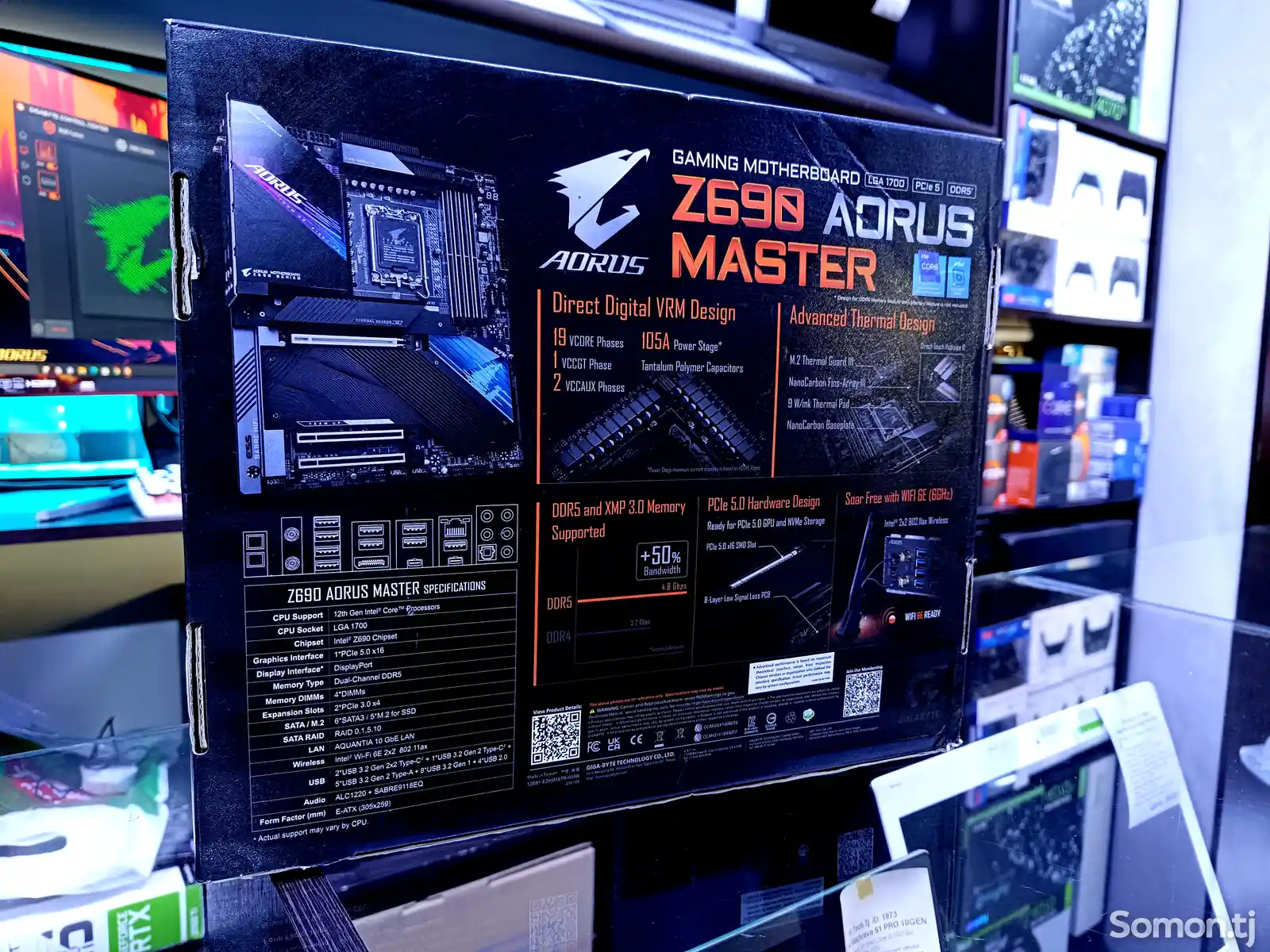 Материнская Плата Gigabyte Z690 Aorus Master Wi-Fi DDR5-2