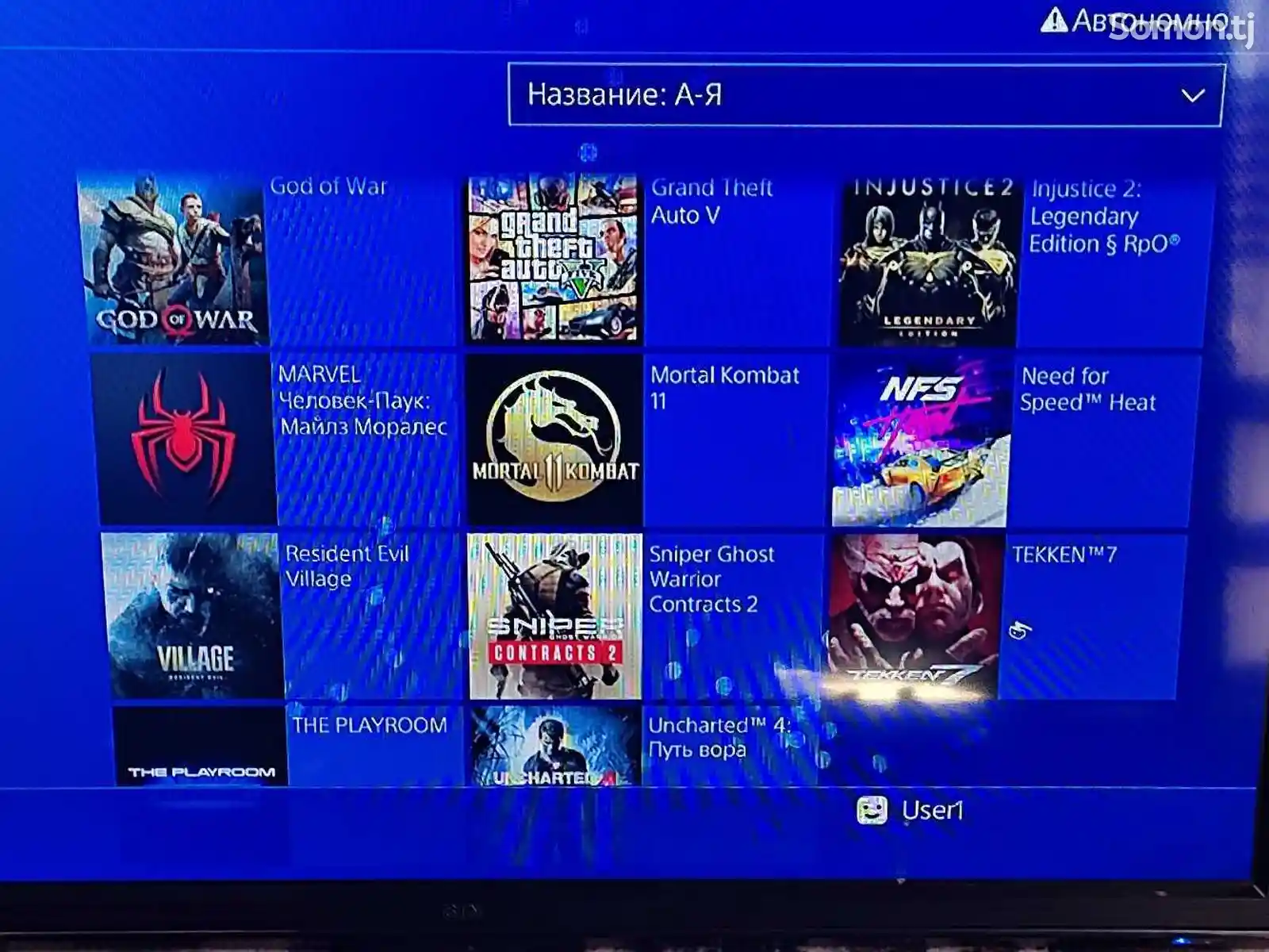 Игровая приставка Sony PlayStation 4 Slim 9.00 + 10 Игр New Packing-9