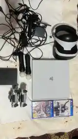 Игровая приставка PlayStation 4 про 1.тр полни комплект новый-2