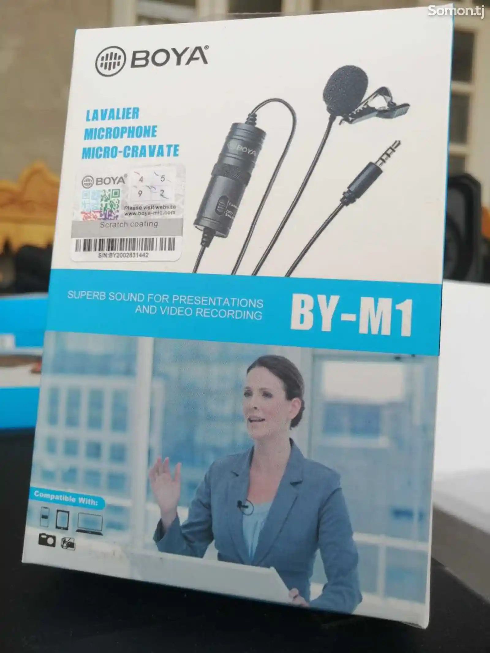 Микрофон петличка BY m1-1