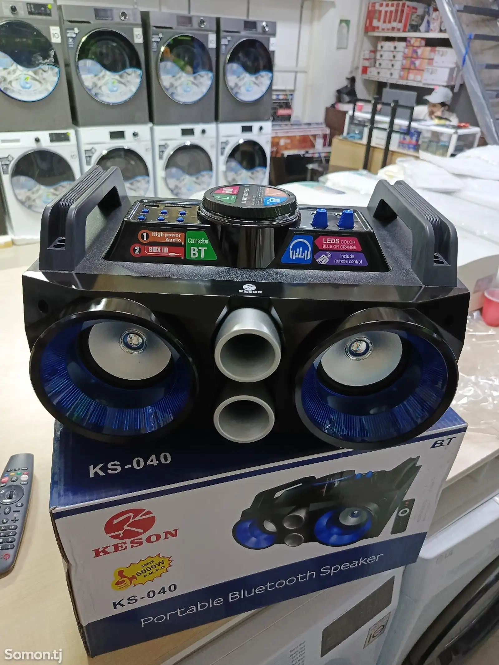 Колонка Keson 040 Bluetooth пульт-2