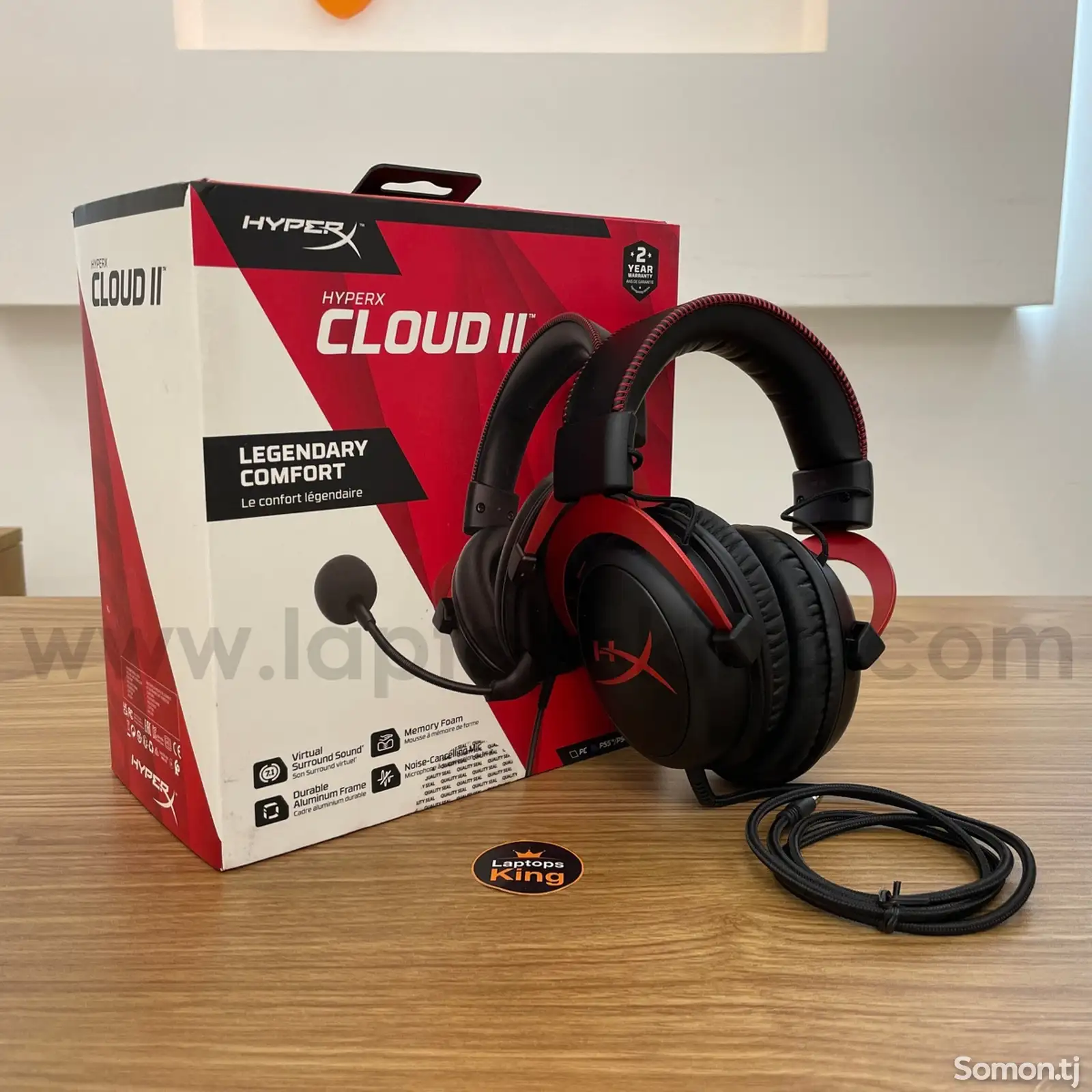 Проводные наушники HyperX cloud ii legendary comfort-1