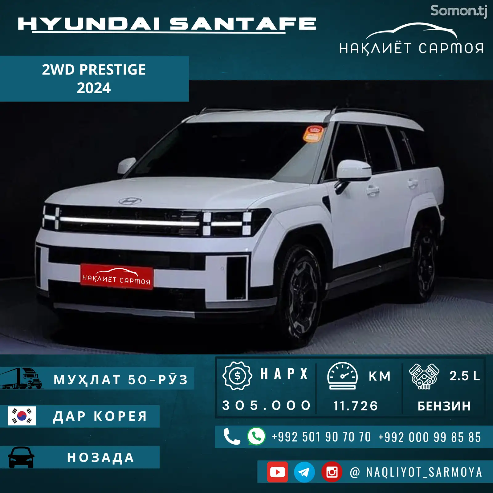 Hyundai Santa Fe, 2024-2