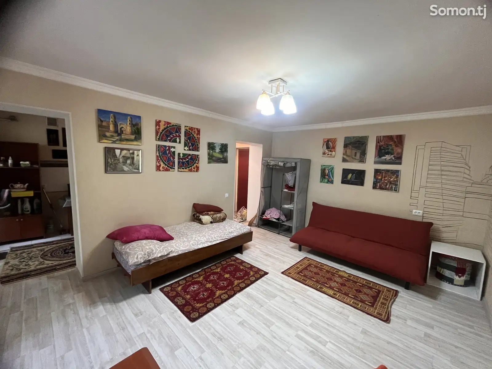 1-комн. квартира, 3 этаж, 34 м², Шохмансур-1