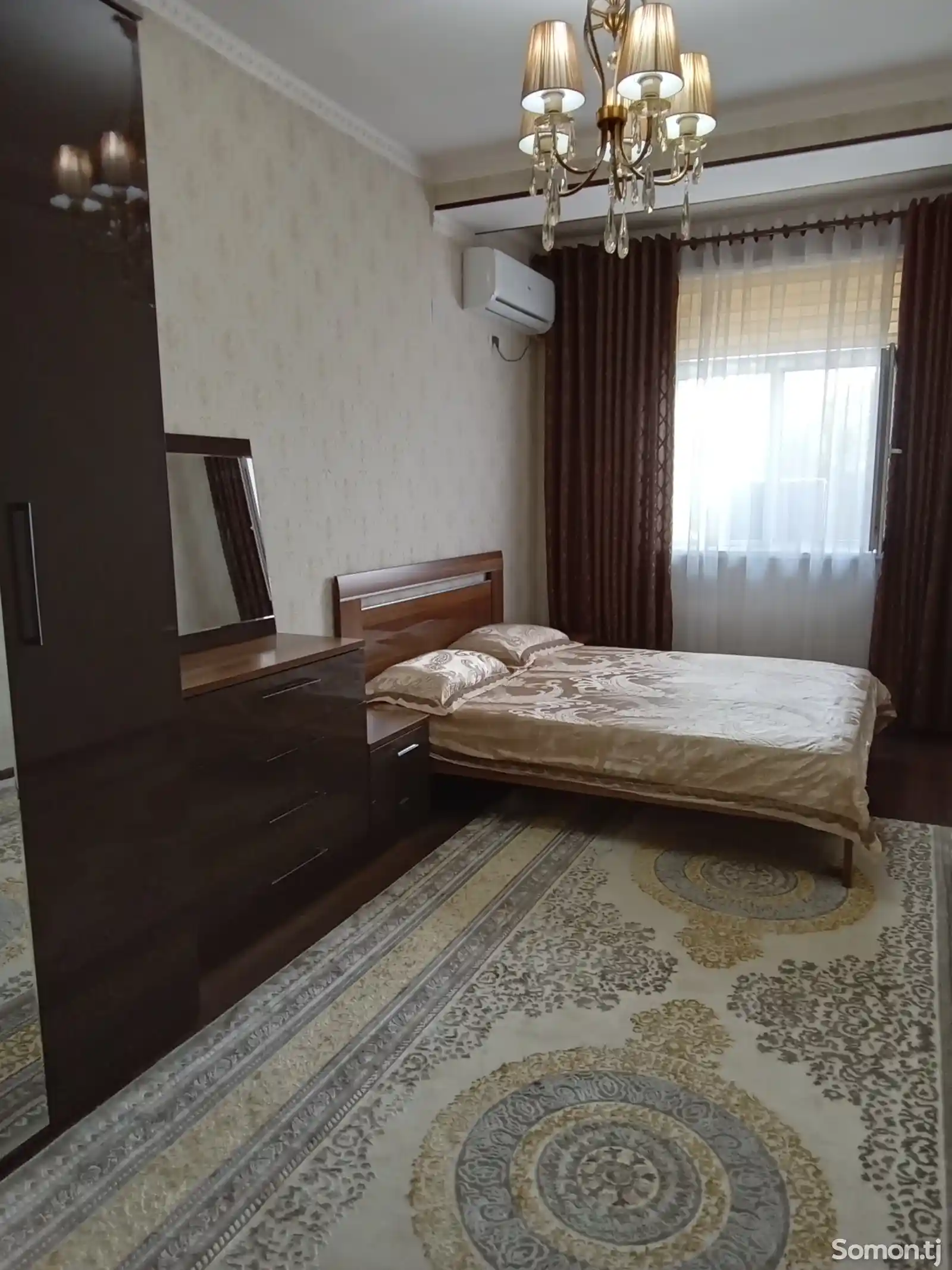 2-комн. квартира, 6 этаж, 54 м², Сомониён-3