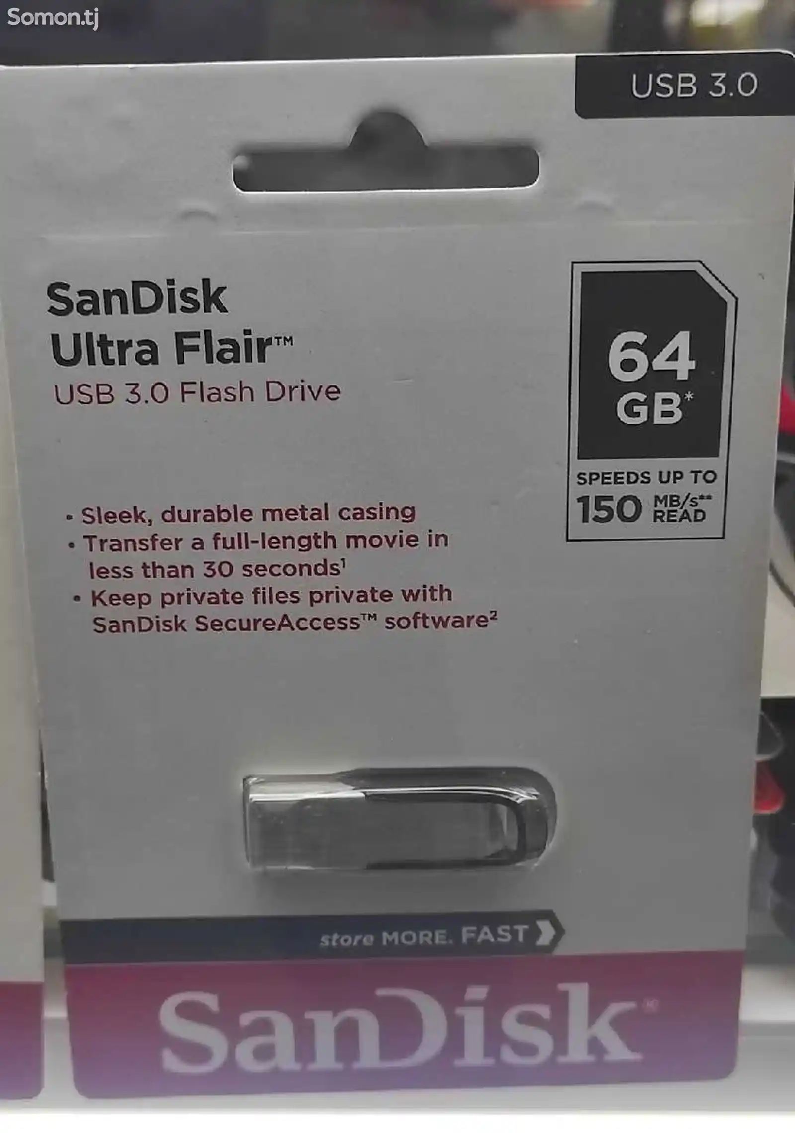 Флешка SanDisk Ultra Flair USB 3.0 64 gb-1
