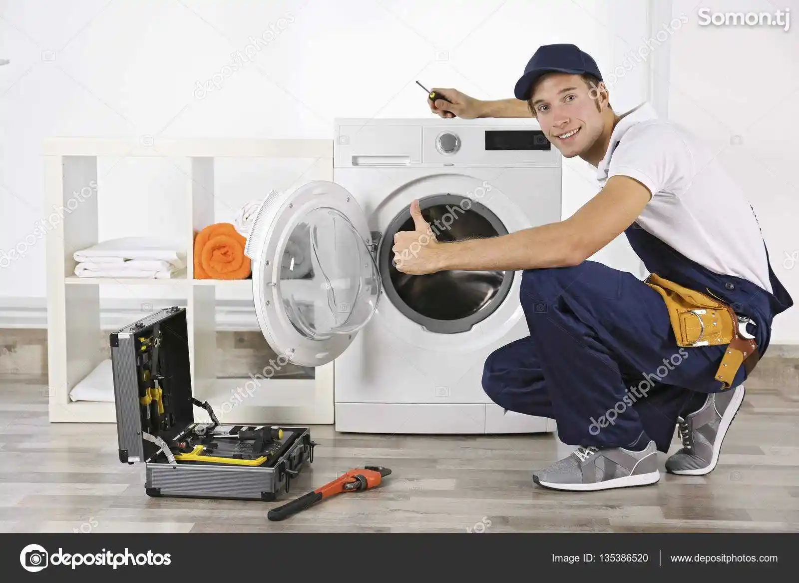 Установка стиральных машин-3