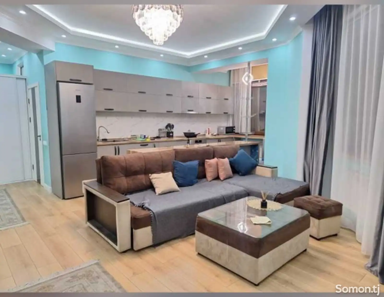 3-комн. квартира, 14 этаж, 96м², Хукумати Сино-1