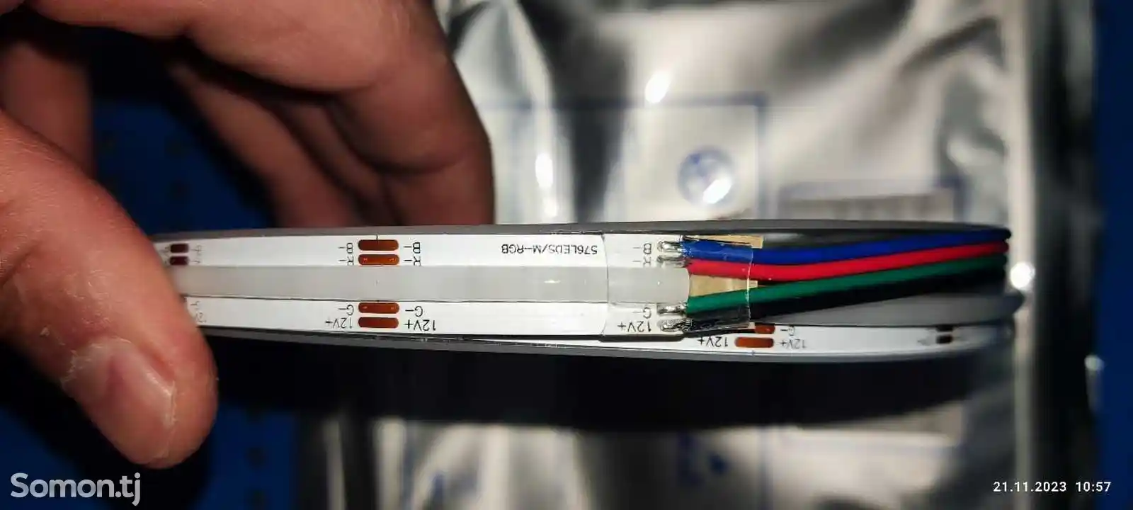 Светодиодная RGB лента cob, 576 диодов-16 watt на метр-1