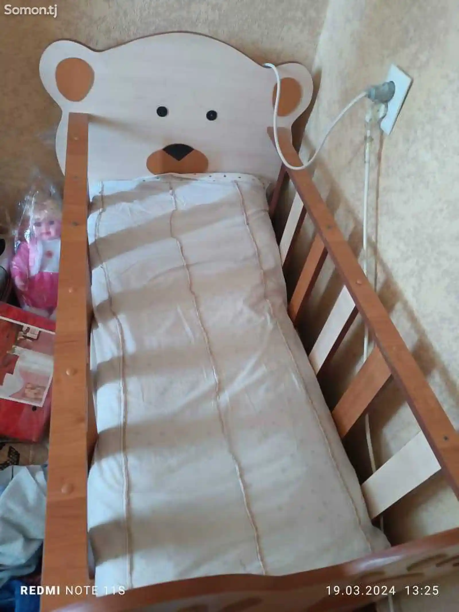 Детская кровать со шкафом-1