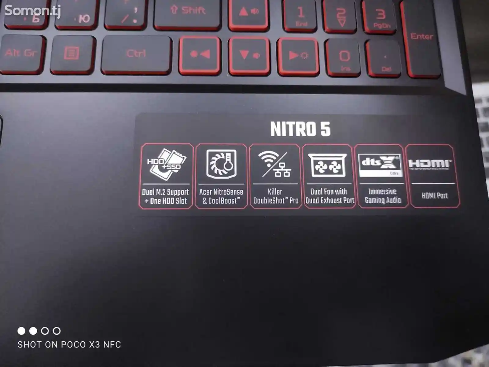 Игровой Ноутбук Acer Nitro 5 AMD Ryzen 7 5800H / RTX 3060 6GB-7