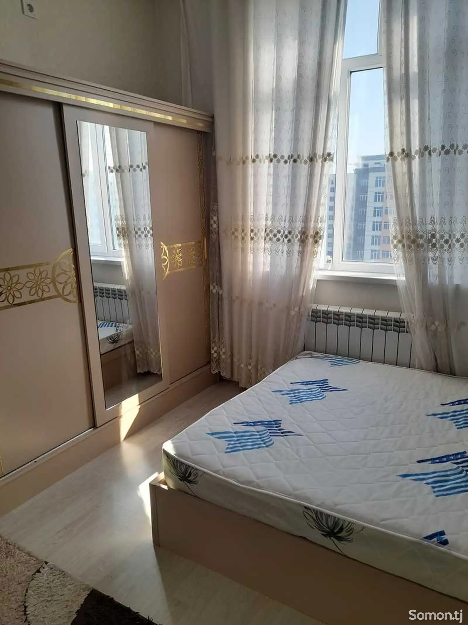 2-комн. квартира, 15 этаж, 56м², И. Сомони-1