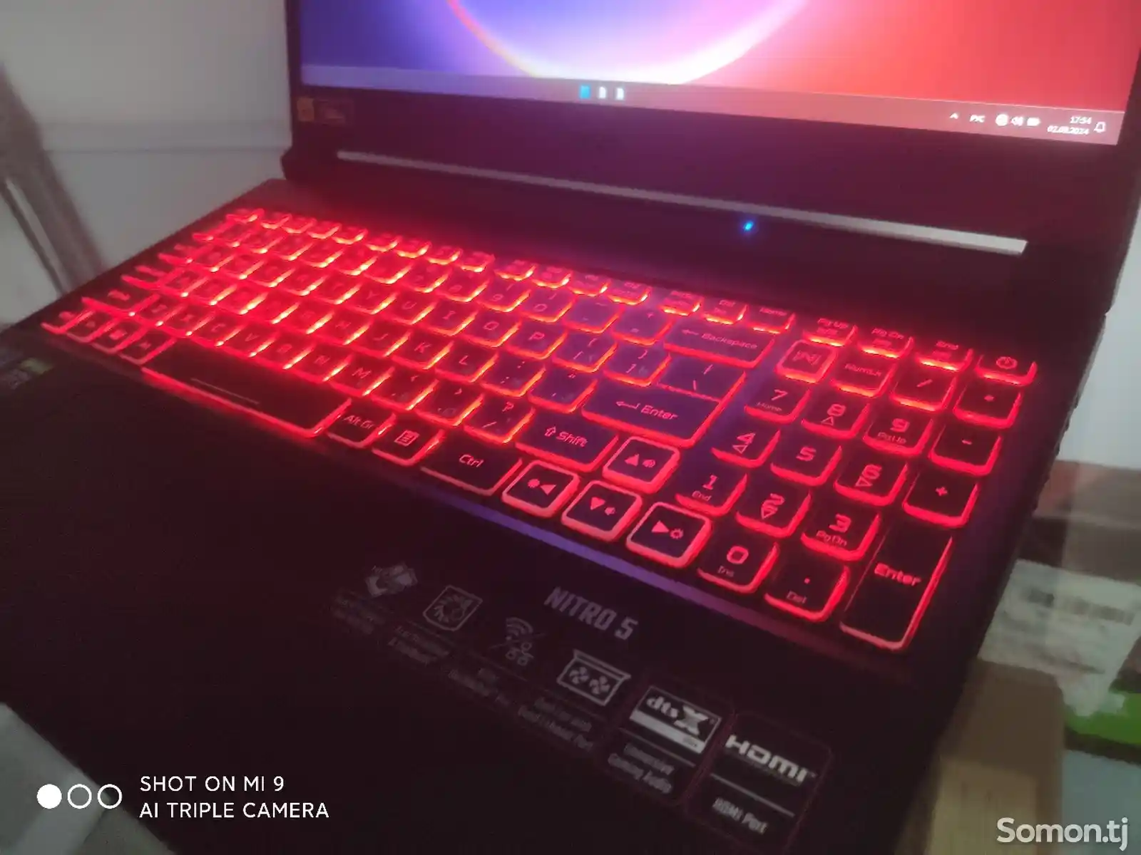 Ноутбук Acer Nitro Core i9-11900H Rtx 3070 8Gb Ram 16Gb-3