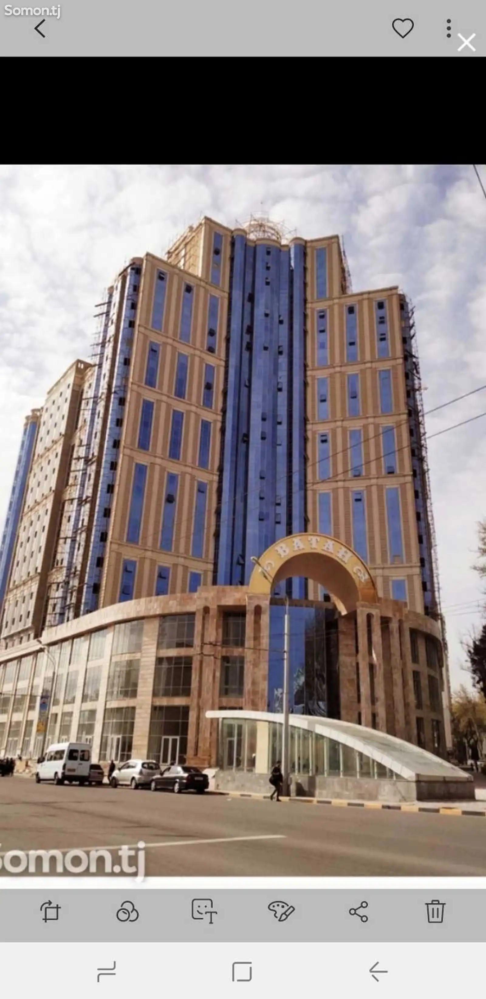 1-комн. квартира, 15 этаж, 45 м², Шохмансур, доми Ватан-1