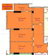 3-комн. квартира, 8 этаж, 115 м², Исмоили Сомони-3