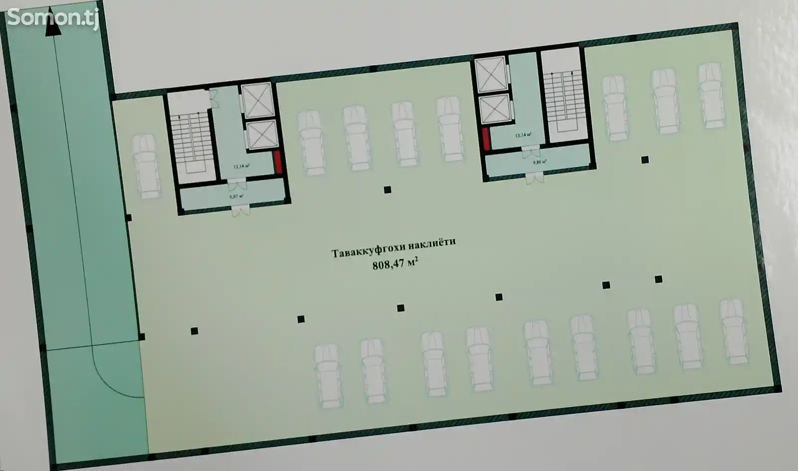 1-комн. квартира, 11 этаж, 81 м², Сино-7