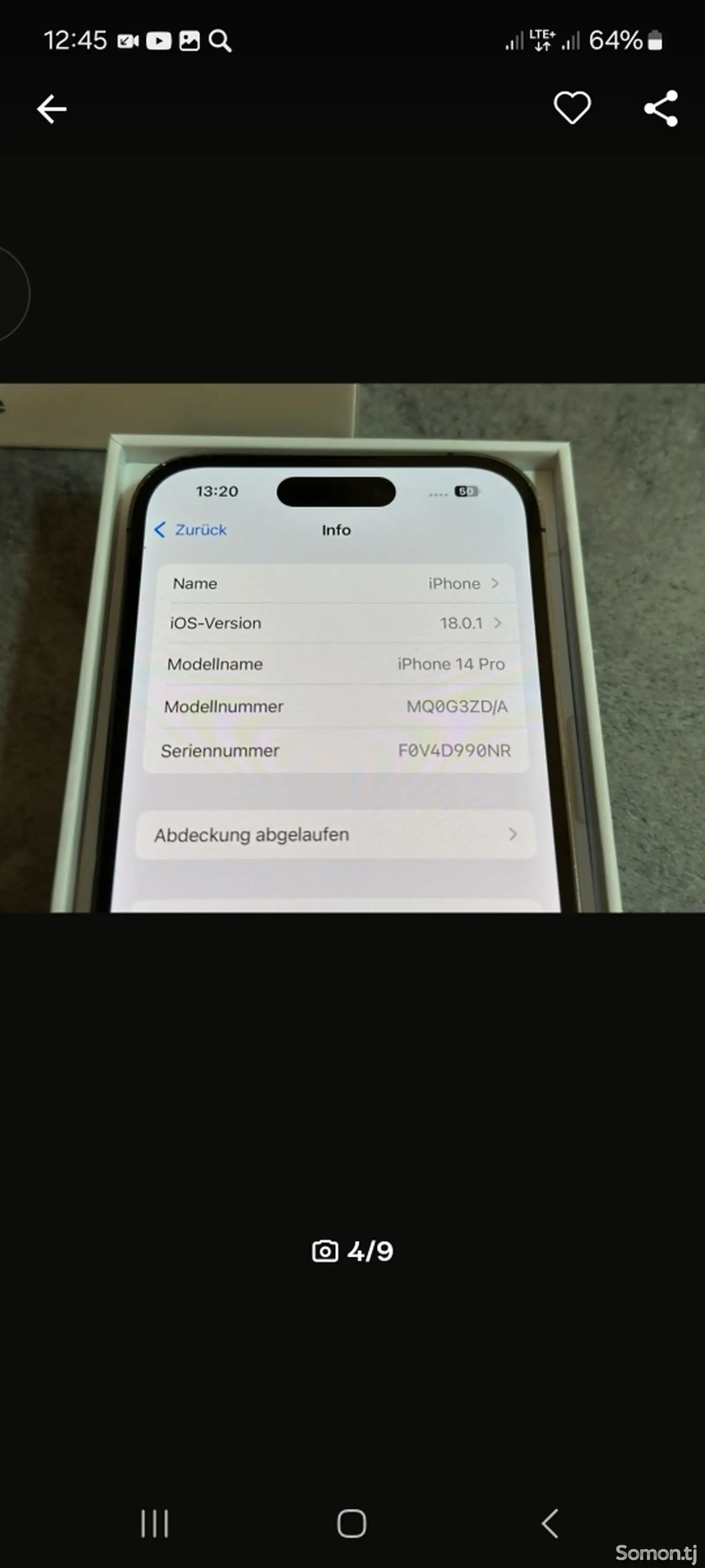 Apple iPhone 14 Pro, 128 gb, Space Black-6