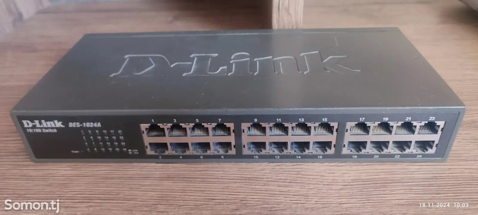 Коммутатор D- Link 10/100 Switch DES-1024A-1