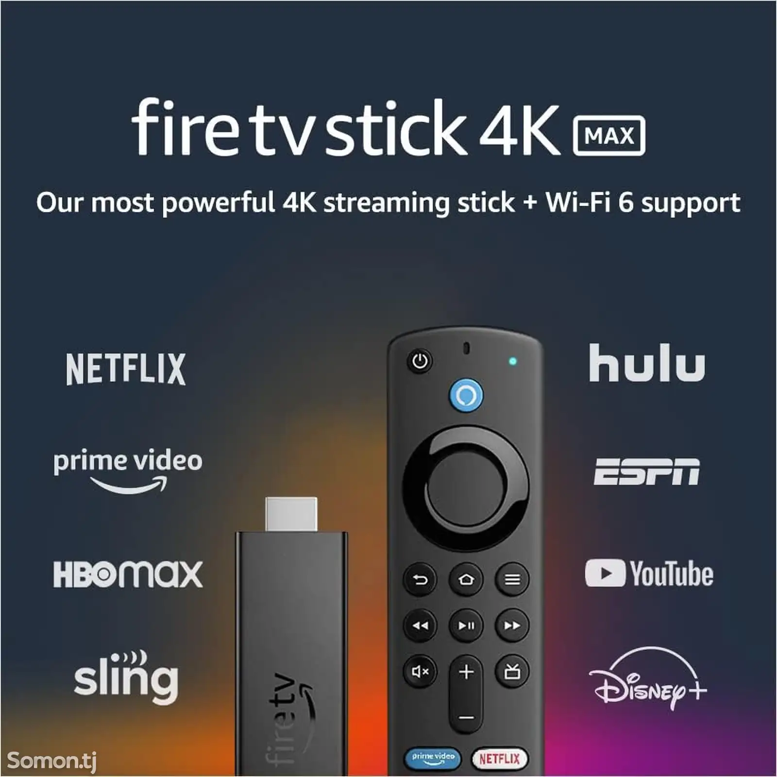 Медиа плеер HD 4K Fire TV-3