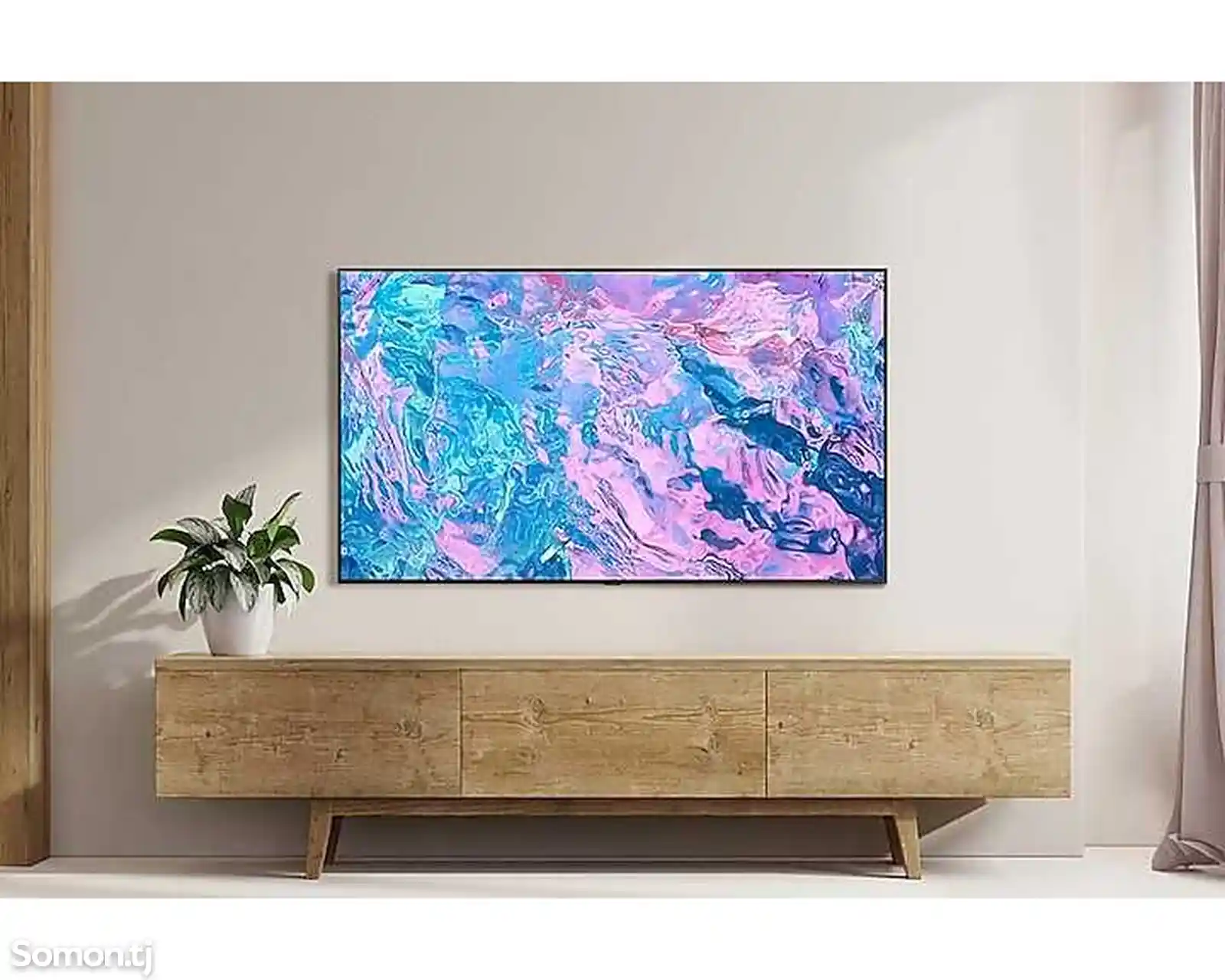 Телевизор Samsung Crystal UHD 65 дюймов CU7100 4K Smart TV 2023-2