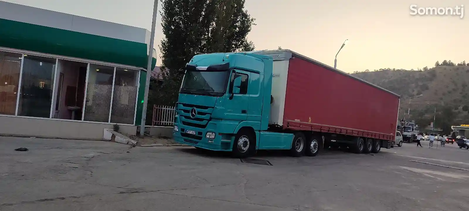 Бортовой грузовик Mercedes-Benz Actros 1855, 2008-2