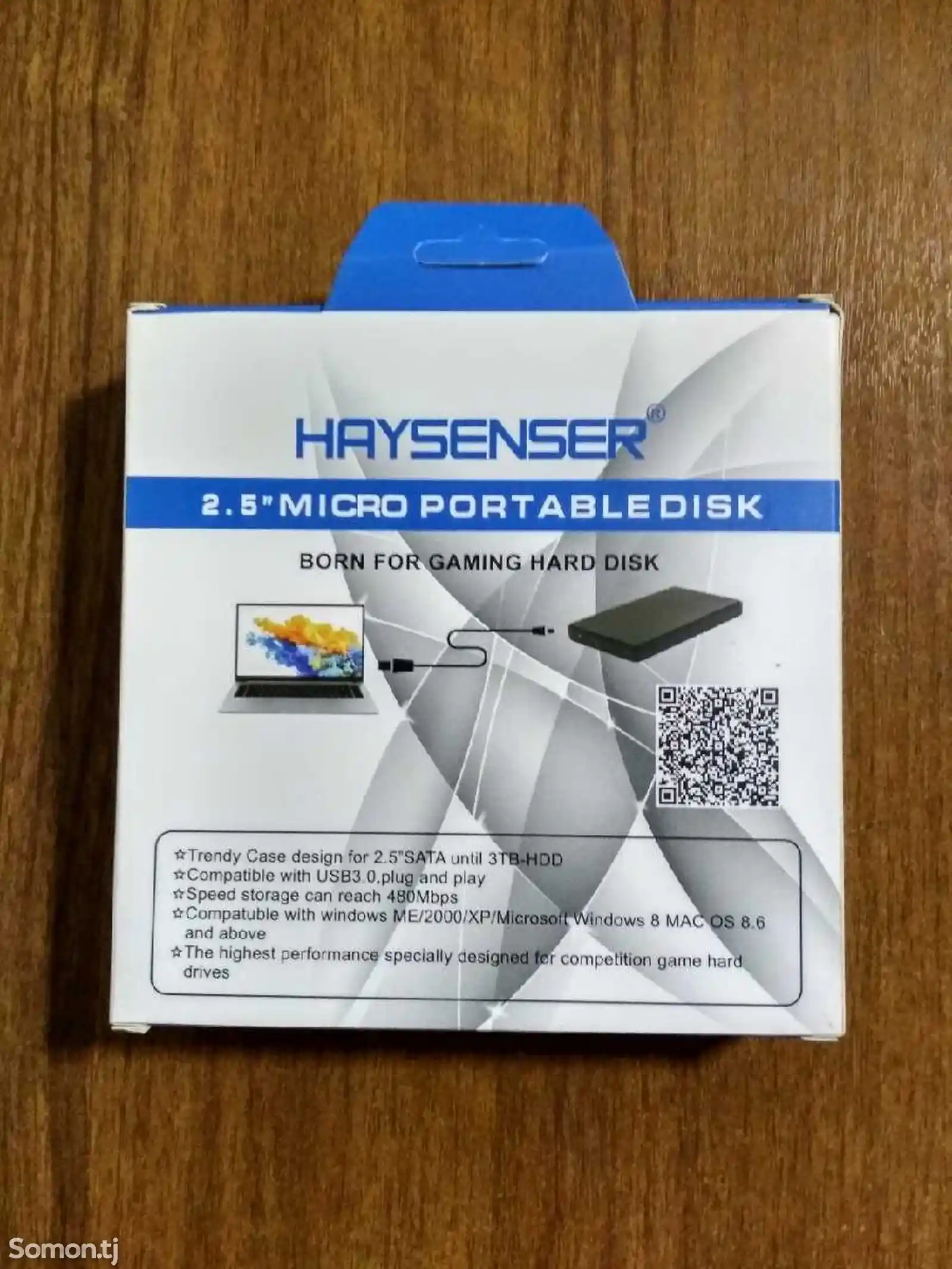 Внешний USB 3.0 жёсткий диск Haysenser 1Tb-2