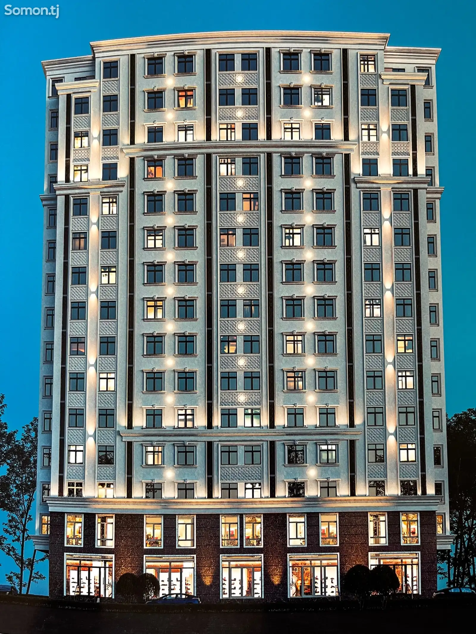 1-комн. квартира, 12 этаж, 53 м², назди бозор-1