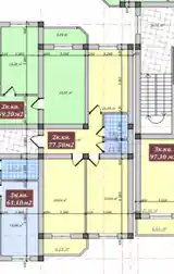 2-комн. квартира, 2 этаж, 77 м², 33 мкр-2