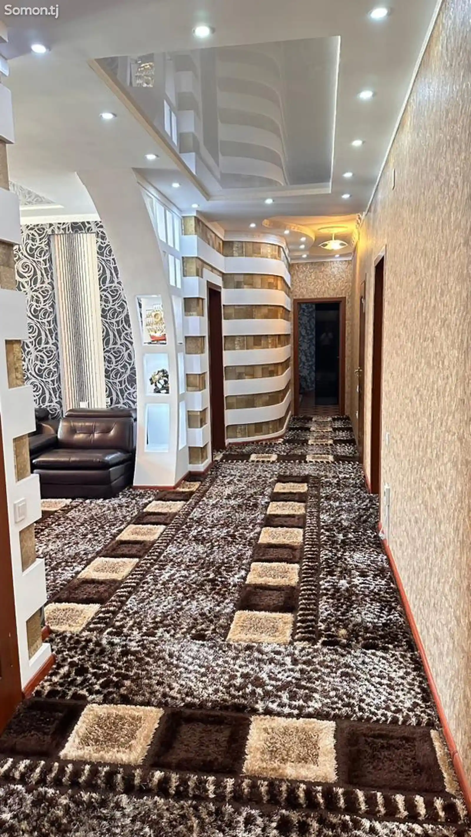 4-комн. квартира, 5 этаж, 130м², Сомони-2