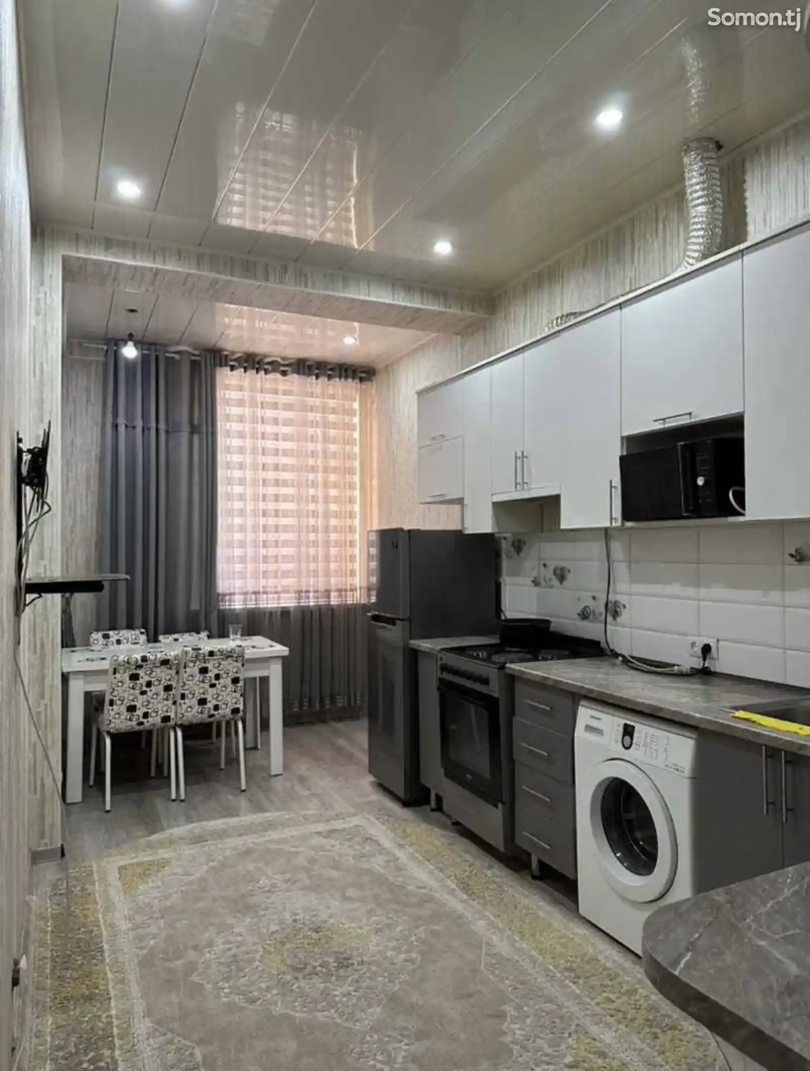 3-комн. квартира, 7 этаж, 85м², Сомони-9