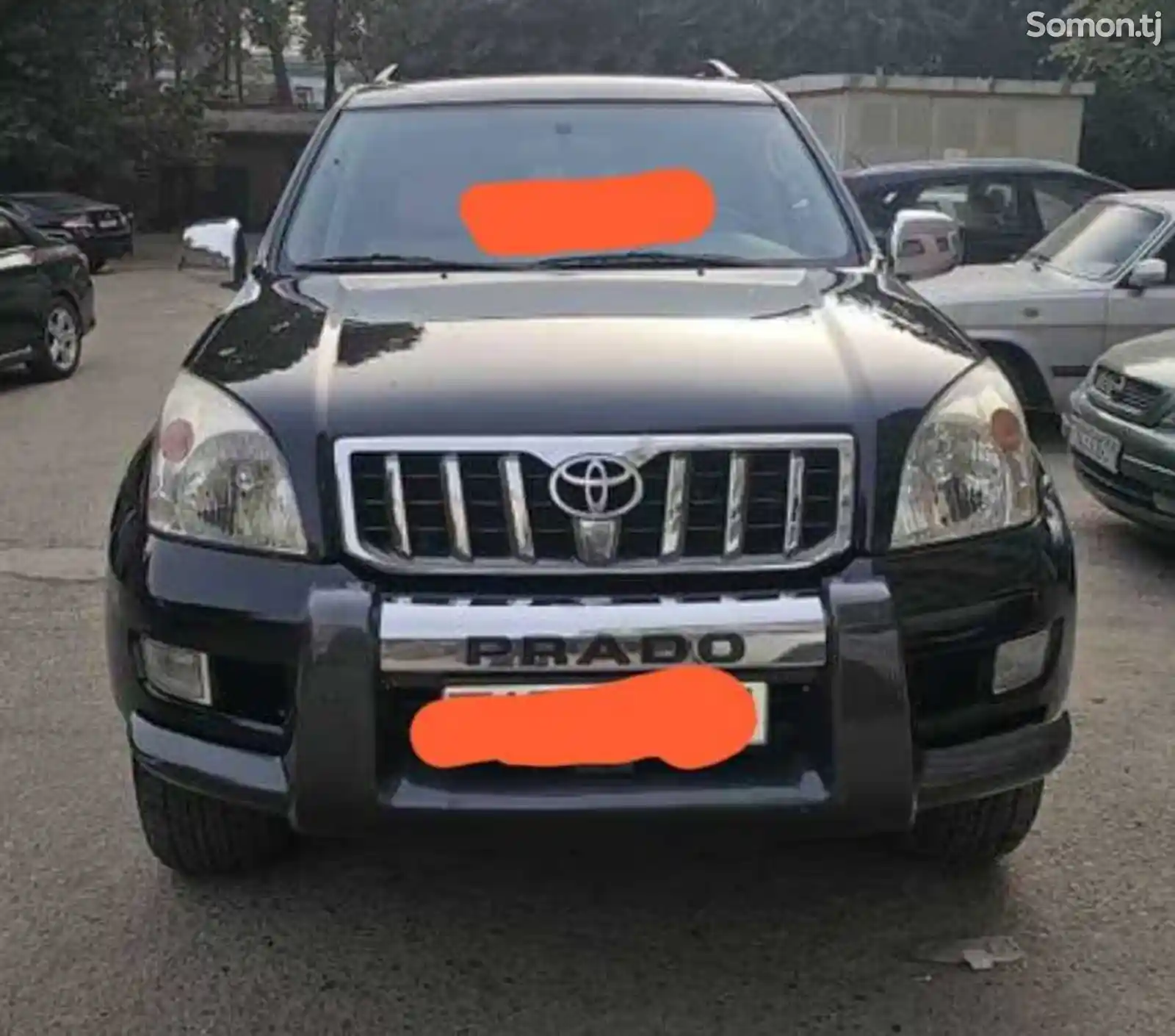 Лобовое стекло на Toyota Prado 1