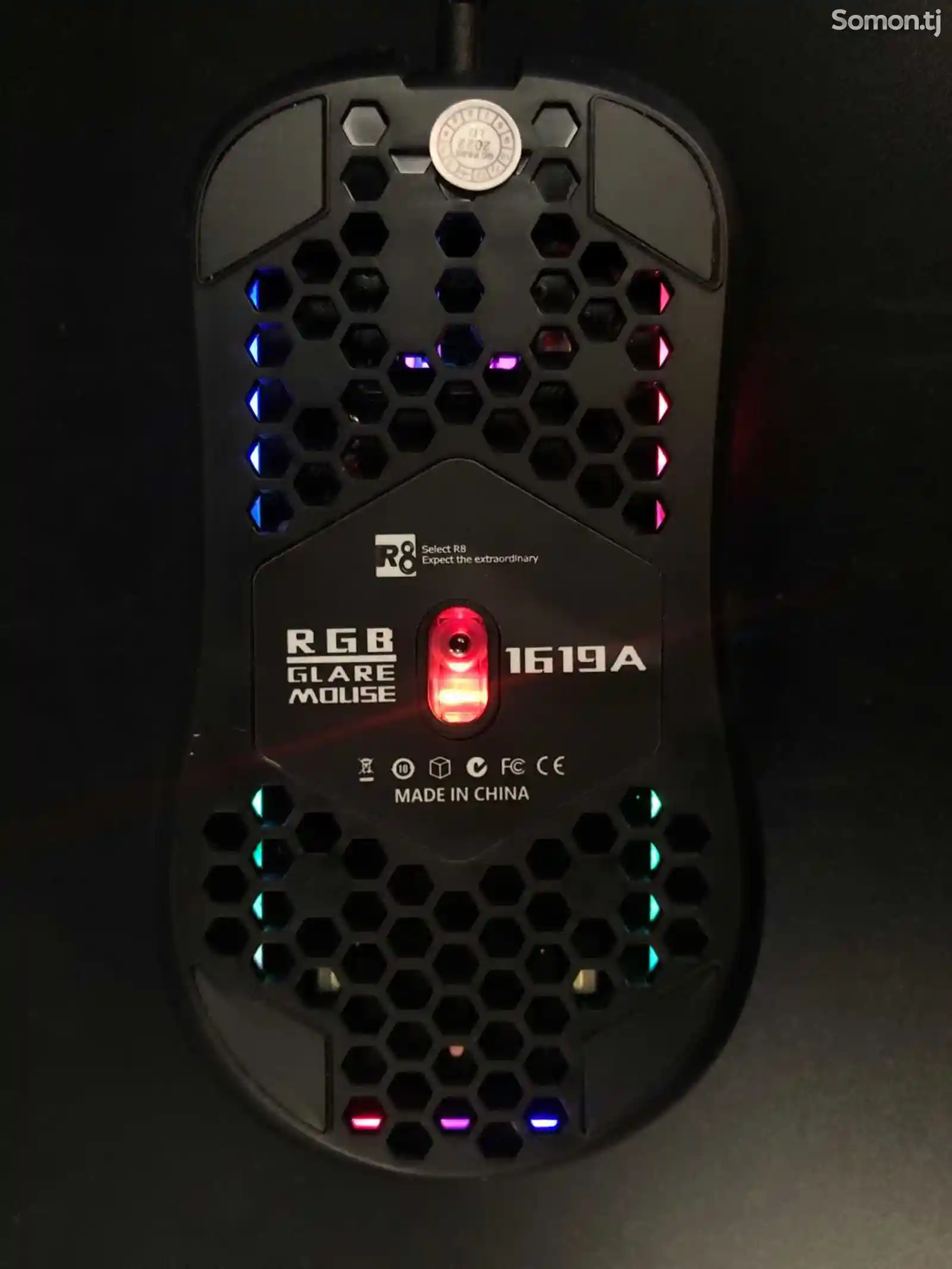 Проводная мышка R8 1619A Glare Mouse с RGB подсветкой-3