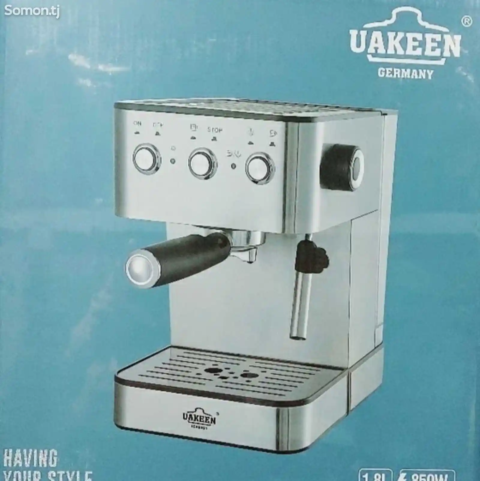 Кофеварка Uakeen 1.8L 850W