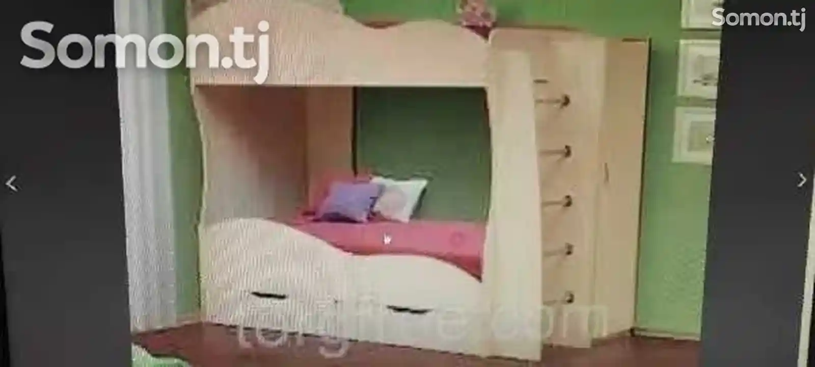 Детская двухъярусная кровать на заказ-4