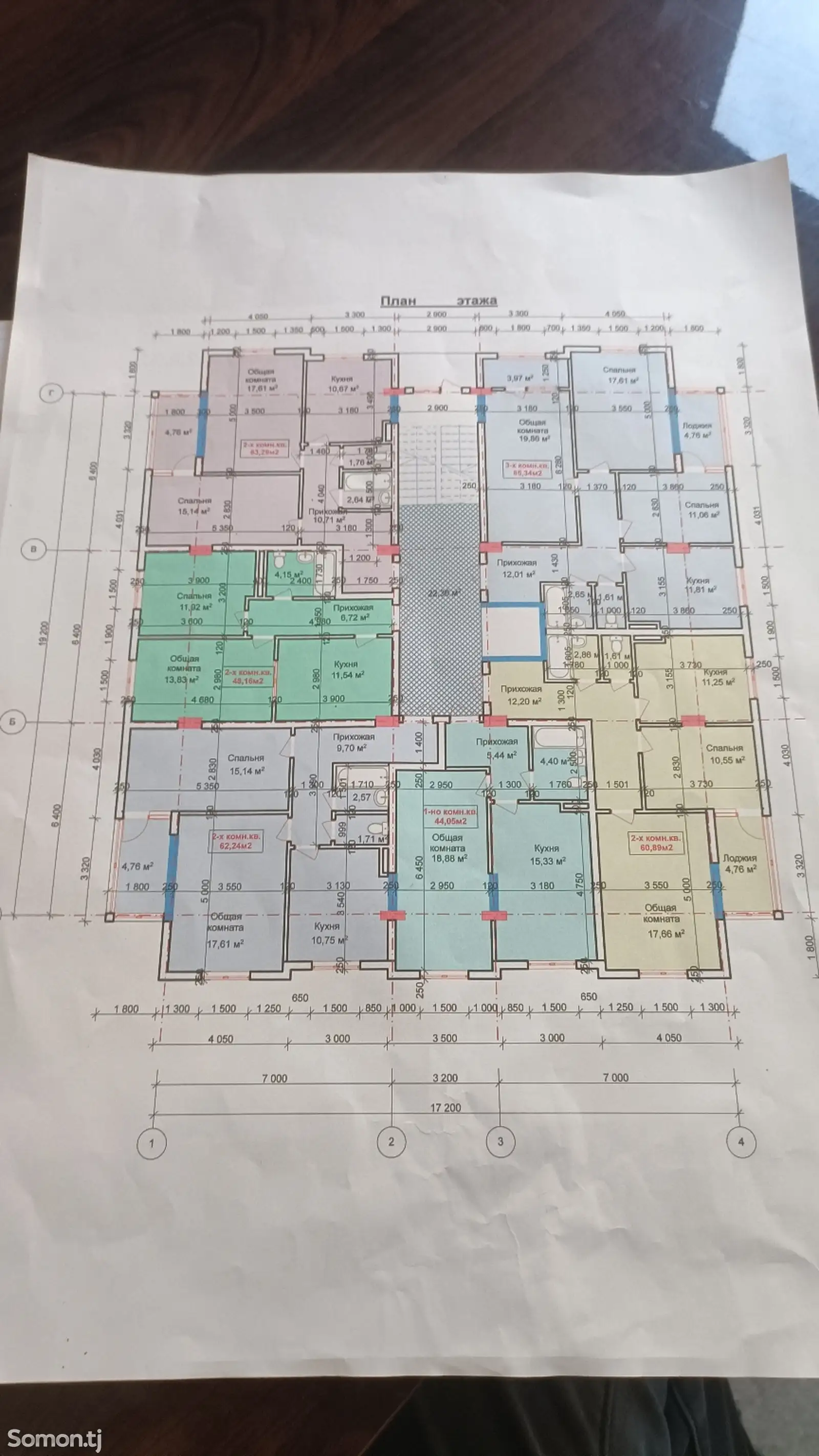 2-комн. квартира, 10 этаж, 1111 м², Лохути-4