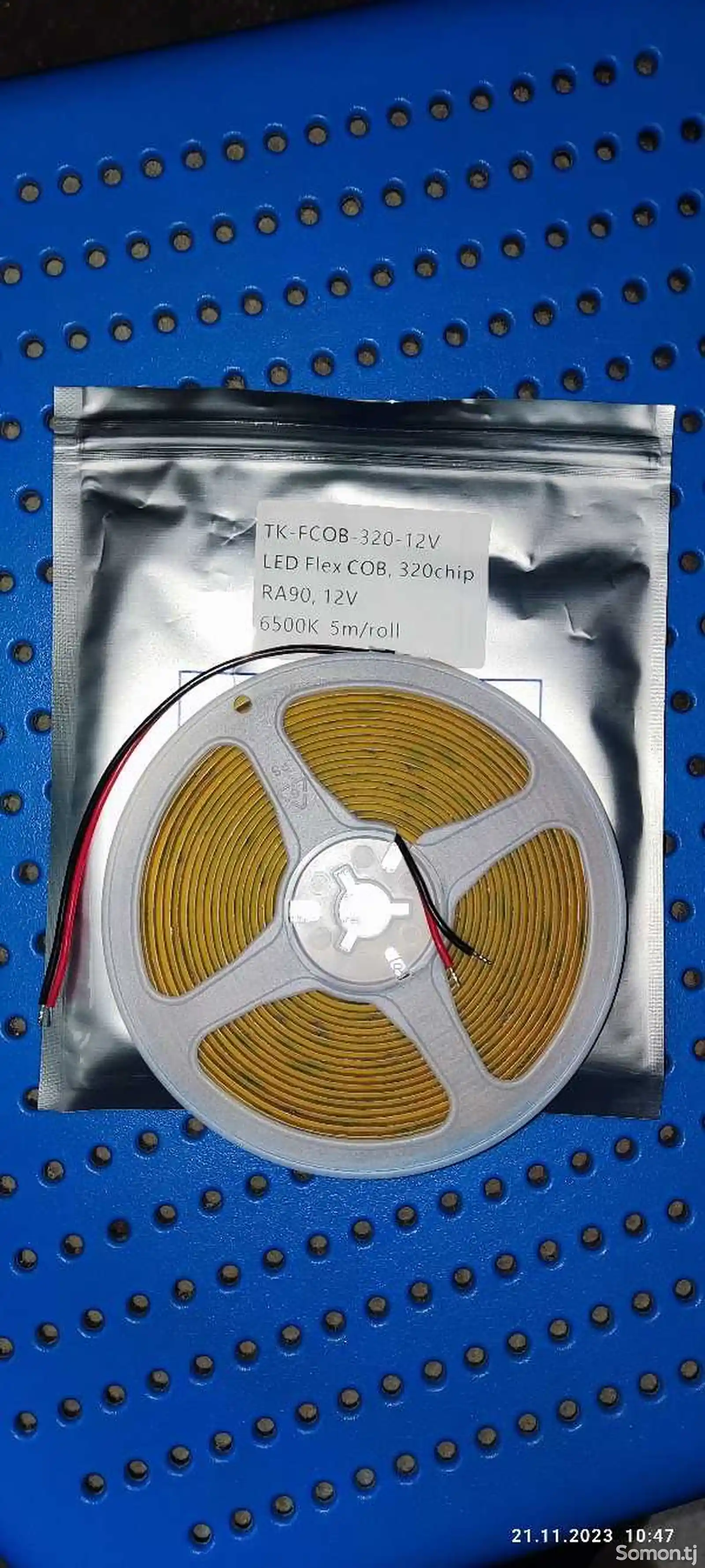 Светодиодная лента cob, 320 диодов 9 watt на метр-2