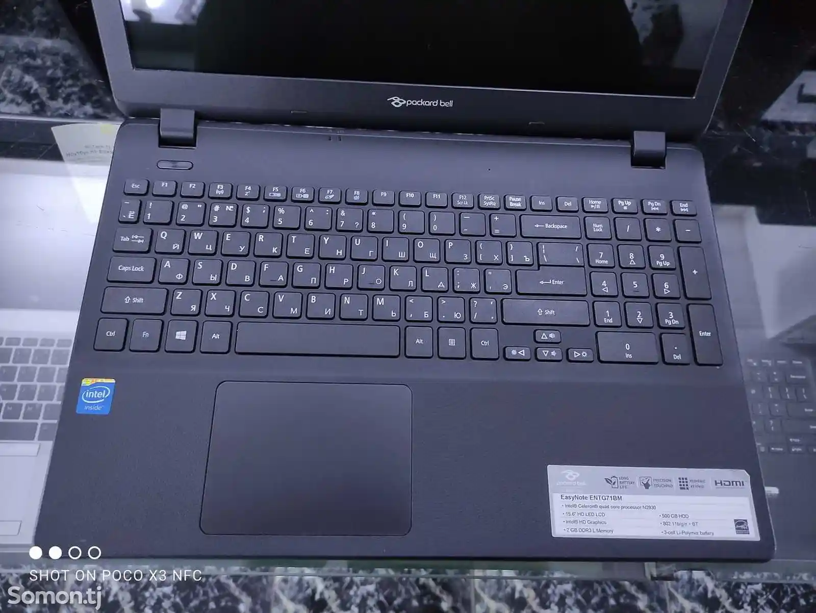 Ноутбук Acer Packard Bell Intel 4Gb/128Gb SDD-4