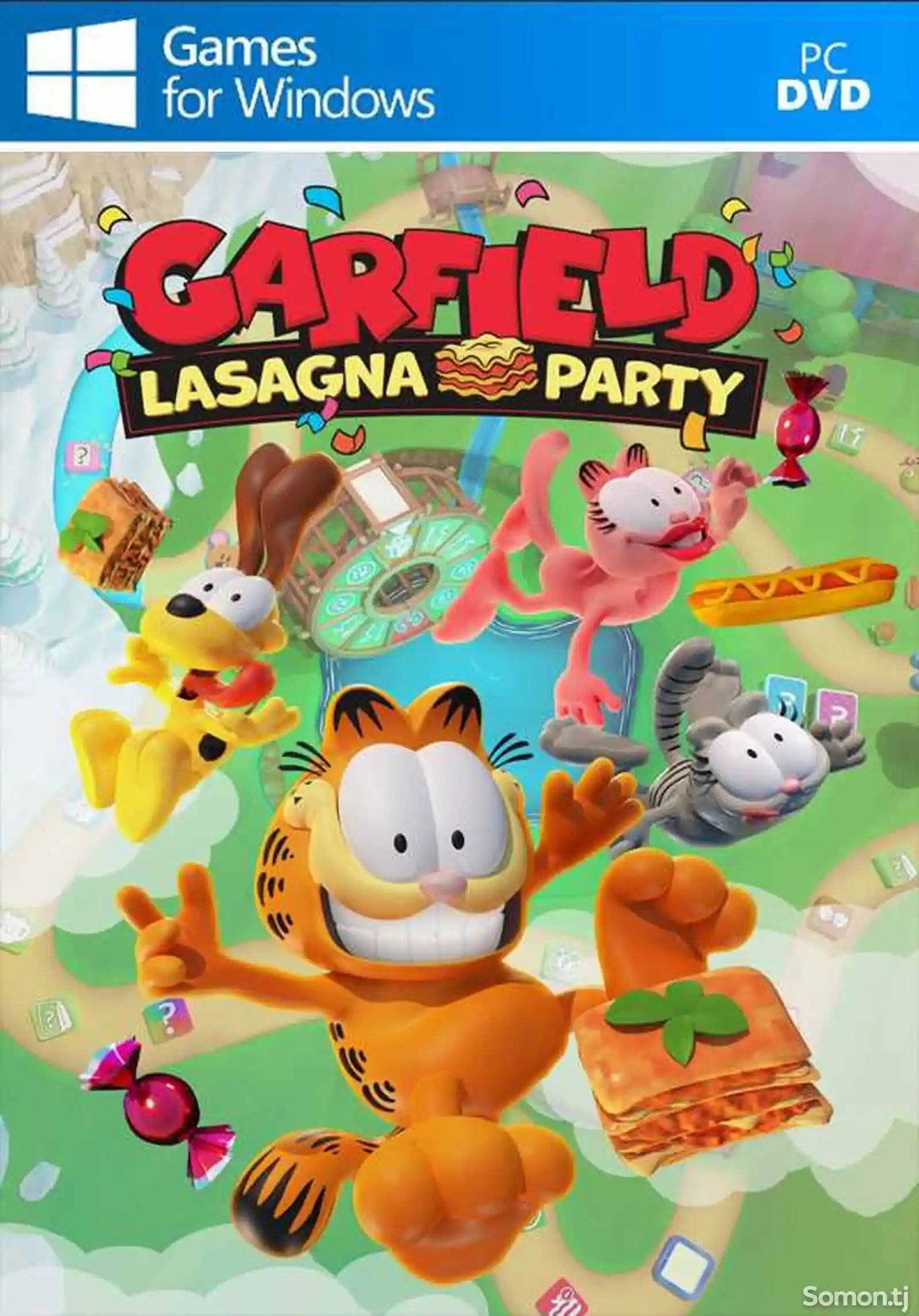Игра Garfield lasagna party для компьютера-пк-pc-1