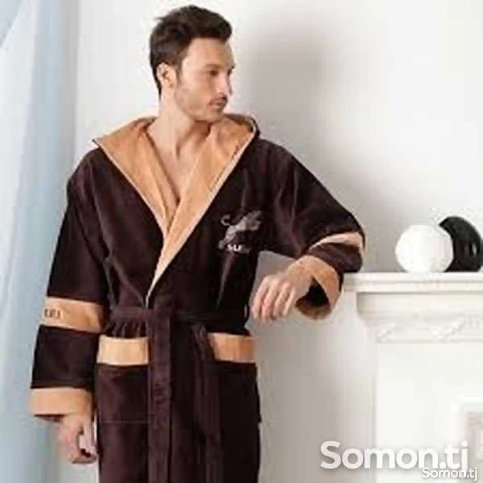 Банный халат мужской на заказ-3