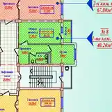 1-комн. квартира, 1 этаж, 41 м², чорраҳаи Қоқовод, назди масчити Ҳоҷи Мирзо-2