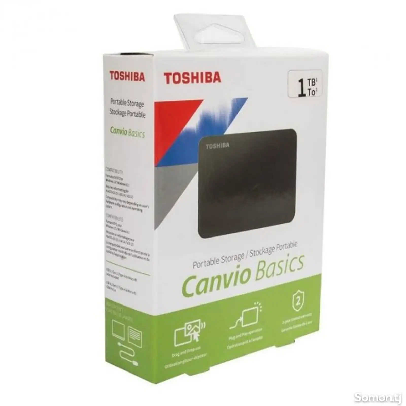 Жёсткий диск 1TB Toshiba Canvio Basics-1