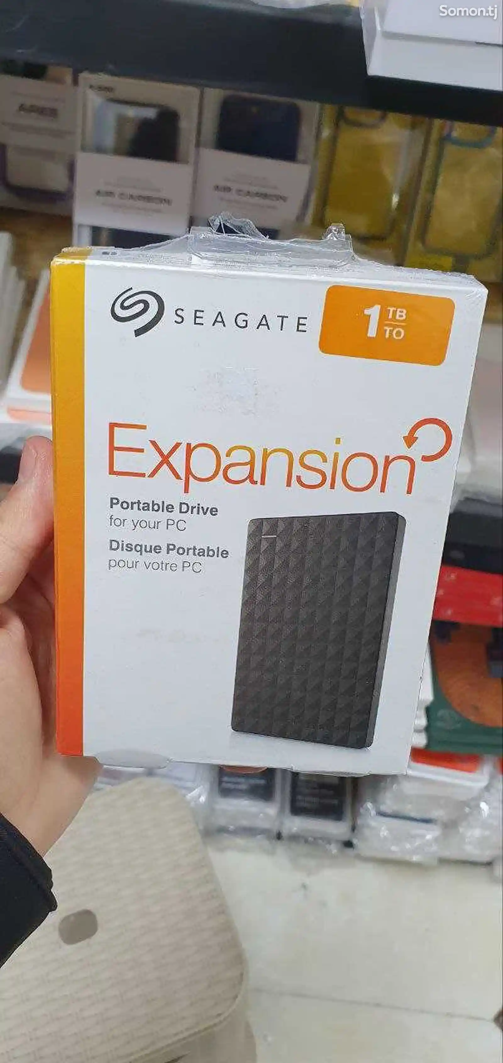 Внешний HDD Seagate Expansion 1 TB, черный