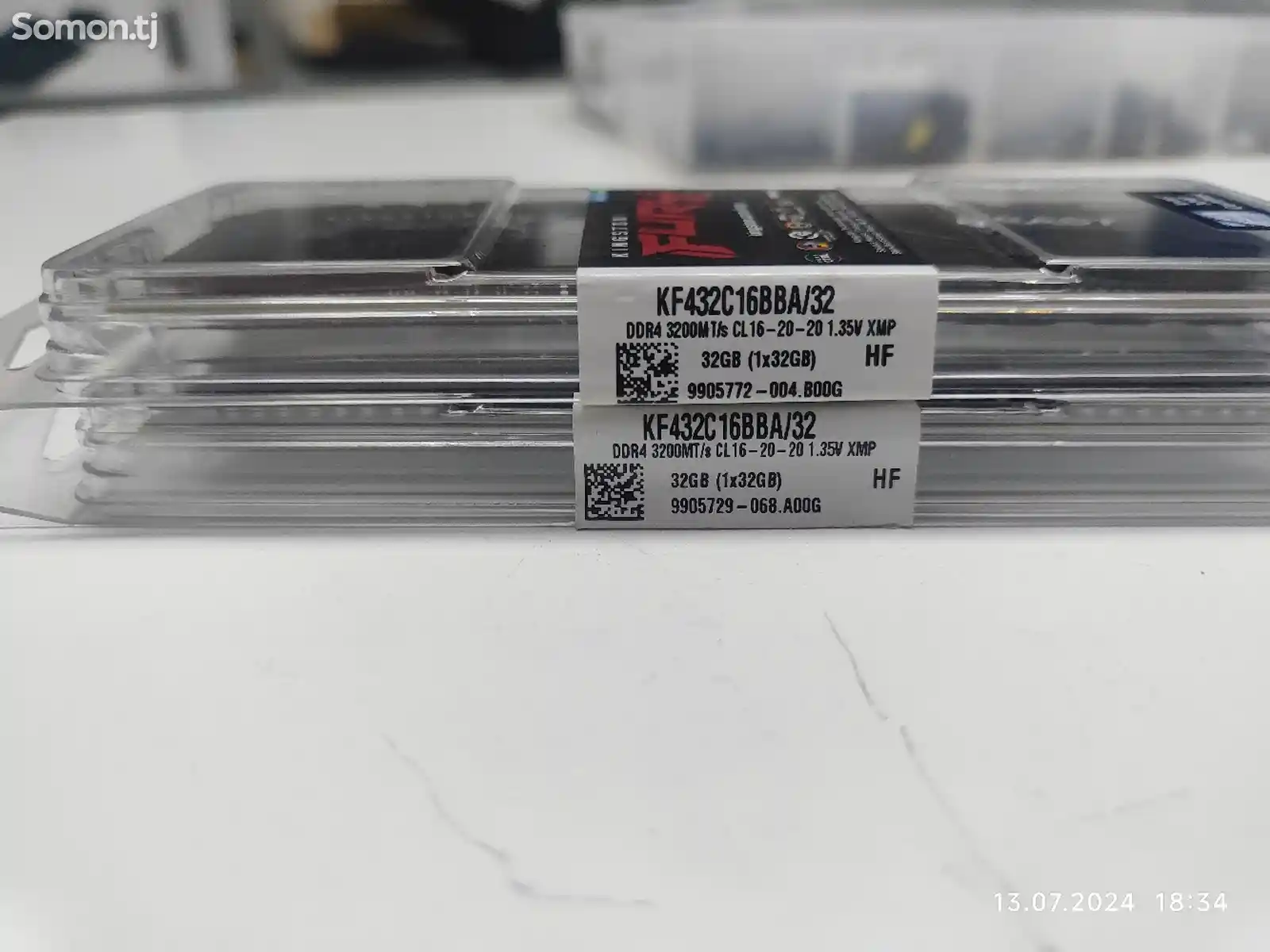 Модуль памяти Kingston Fury DDR4 32gb-2