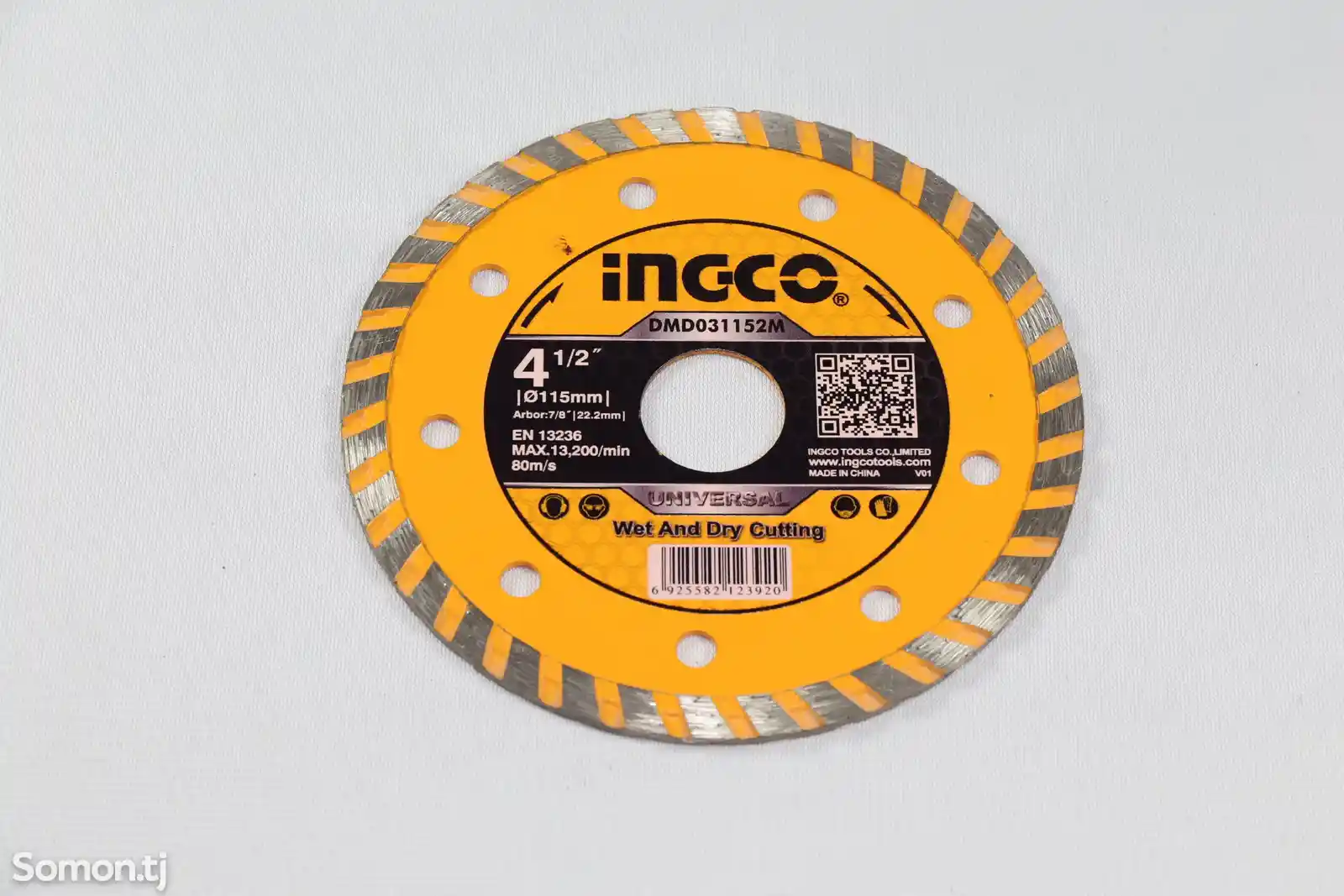 Алмазный диск Ingco 115мм DMD031152M