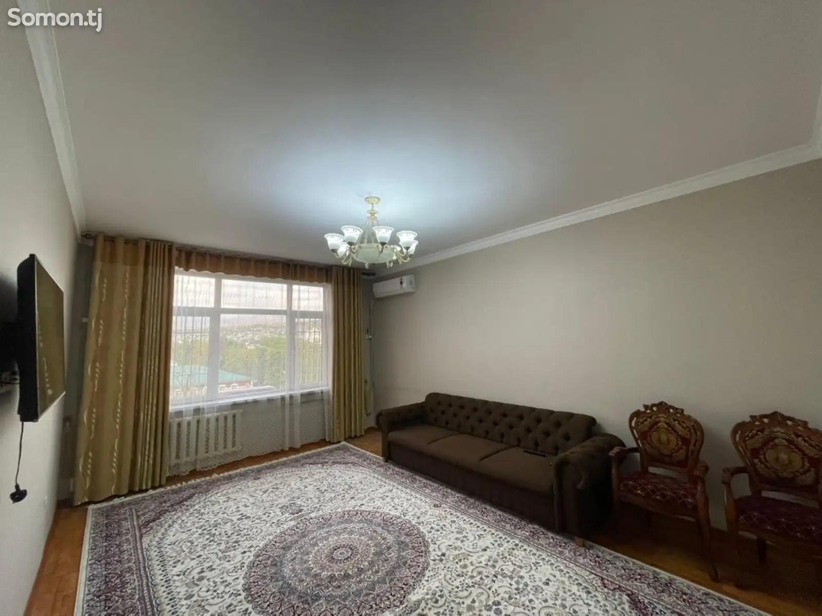 2-комн. квартира, 6 этаж, 100м², Сомони-1