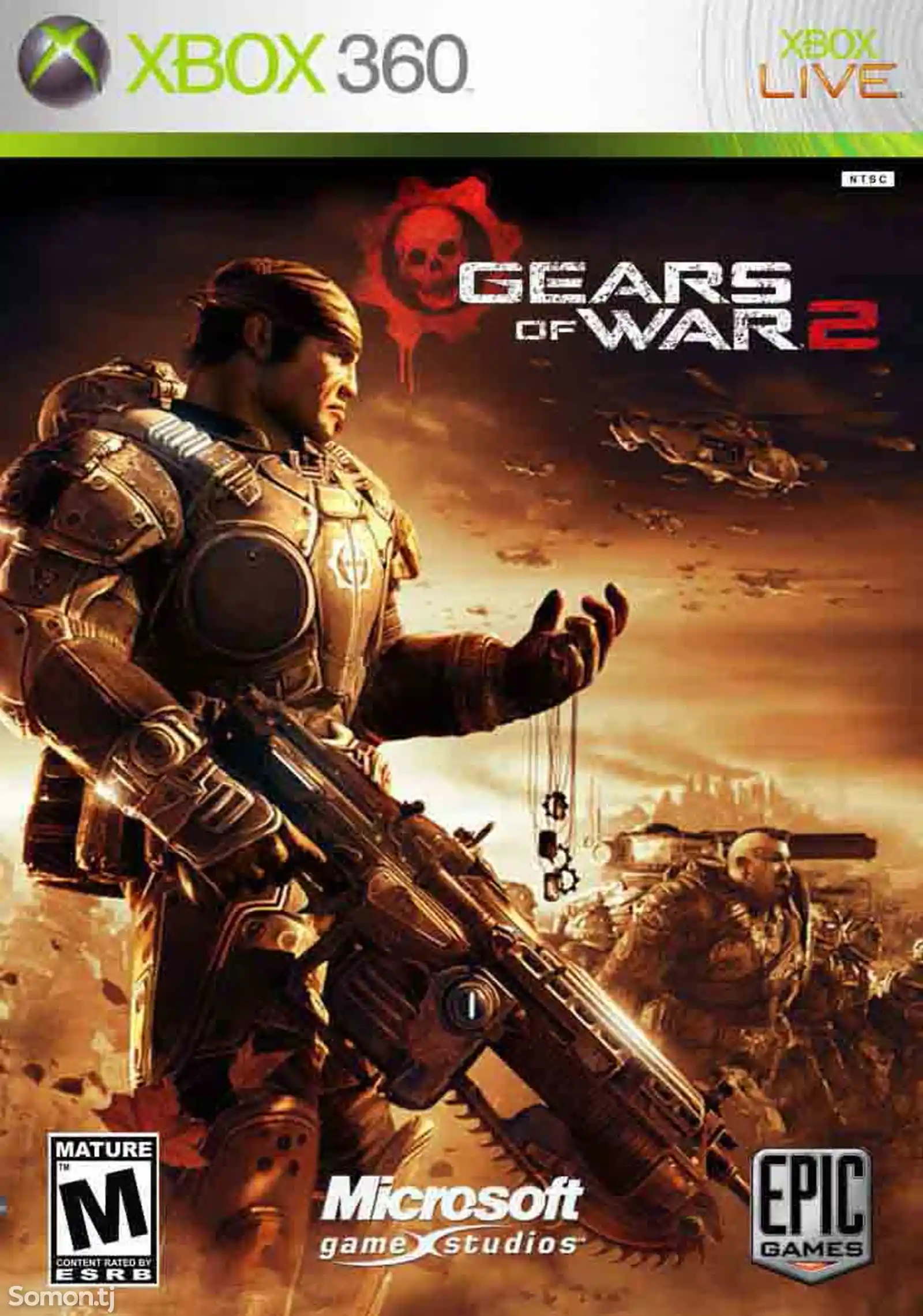 Игра Gears of war 2 для прошитых Xbox 360